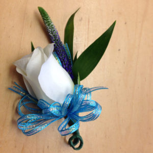 Turquoise Boutonniere