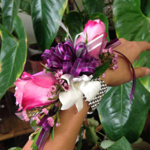 Hot Pink Corsage